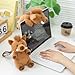 Wgxzyq 7.8inch Wild Boar Stuffed Animal, Wild Boar Plush Toy, Birthday Xmas Gift for Kids (Wild Boar)