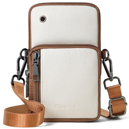 Image of Bluome Small Crossbody Purse for Women, Multi Pocket Travel Purses Crossbody Bag Shoulder Handbags with Adjustable Strap