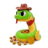 Electric Rattlesnake Toy - Gold Nugget Stealing Game - with Motion Sensor & Realistic Sound - Western Cowboy Themed Tabletop Party Prank Toy for Family