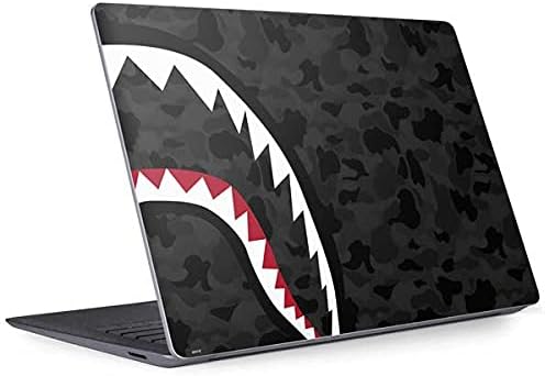 Skinit Decal Laptop Skin Compatible with Surface Laptop 3 13.5in - Officially Licensed Originally Designed Shark Teeth Grey Street Camo Design
