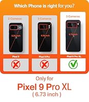 TORRAS Ostand Q3 Spin für Google Pixel 9 Pro XL Hülle für MagSafe Top Magnetkraft mit drehbarem Ständer Handyhülle Case Schutzhülle Pixel 9 Pro XL Cover Matt Schwarz – Ansicht 9
