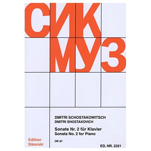 SHOSTAKOVICH - Sonata nº 2 Op.61 para Piano