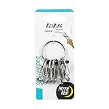 Nite Ize KRGS-11-R3 Keyring Key Ring, Stainless