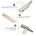 SEWACC 1Pc Duckbill Hammer Flat Head Tool High Hardness Design for Woodworking Ergonomic Grip for Easy Use Practical Home Hammer for