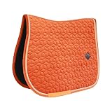 Tapis de selle FULL - Orange - Velours - Saut d'obstacles