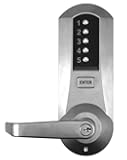 Kaba Ilco 5010XSWL26D Kaba Ilco 5010XSWL Simplex 5000 Mechanical Pushbutton Combination Exit Trim with Entry Key Override