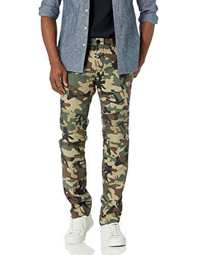True Religion Men's Rocco Moto Skinny Fit Jean, Camo, 34W X 32L True Religion Men's Rocco Moto Skinny Fit Jean, Camo, 34W X 32L