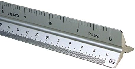 Alvin 2200 Mシリーズ12 cmアルミニウムエンジニアTriangular Scale