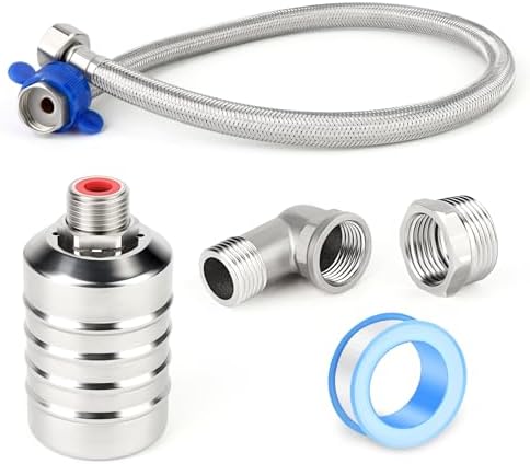 N/A 2 Pieces 1/2 To 3/4 In. Stainless Steel Automatic Water Level Control Float Valve For Tanks Pools Troughs Bsa1122c070