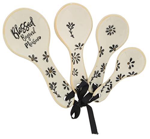 'Blessed Beyond Measure' Ceramic Measuring Spoon Set #TOP5