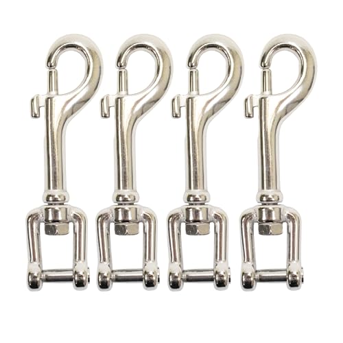 Scuba Diving 316 Stainless Steel 4" Bolt Snap Shackle Clip