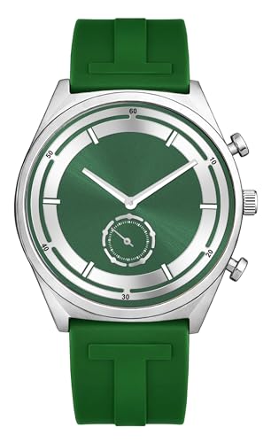 Image of styledose Men's Watch Analog Quartz with Chronograph & Silicone Strap -Casual & Formal Wrist Watch for Men