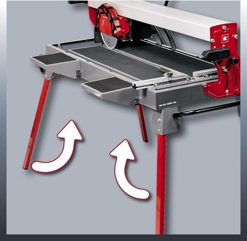 Bild 2 - Einhell 4301220 radial-Fliesenschneidmaschine TE-TC 920 Ul (Lange Schnittlängen, Laser als Optische Schnitthilfe, schwenkbares Sägeblatt, höhenverstellbar), 900 W, 240 V