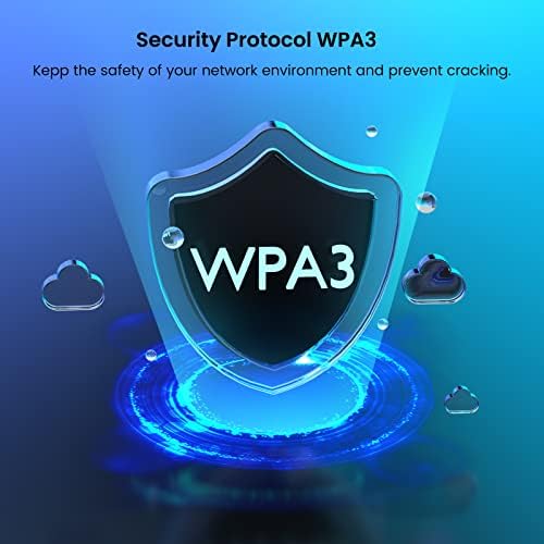 Tenda RX9 Pro AX3000 WiFi 6 Gigabit Dual Band Wireless Router, 2402Mbps/5GHz+574Mbps/2.4GHz, 1.6GHz Dual-Core Chip, Design for Gaming,4K/8K