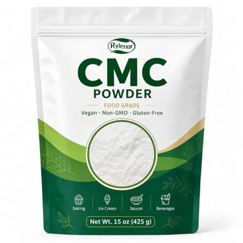 15 oz Pure CMC Powder CMC Para Helados for Fondant, Ice Cream Stabilizer