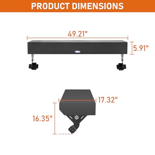 Hooke Road JL Ceiling Overhead Storage Tool Box for 2018-2026 Jeep Wrangler JL 4-Door Hardtop, Roll Bar Locking Storage Toolbox Secure MOLLE Panel - Thumbnail 5
