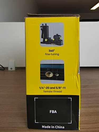 ENVENTOR Feineinstellung Halterung für Kreuzlinienlaser z regulowanym klipsem, regulowana podstawa 360°, wielofunkcyjna magnetyczna podstawa obrotowa z gwintem zewnętrznym 1/4"-20(PV11)