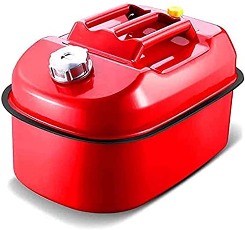 Bidon d'essence en métal 10L anti-fuite pour mazout et carburant