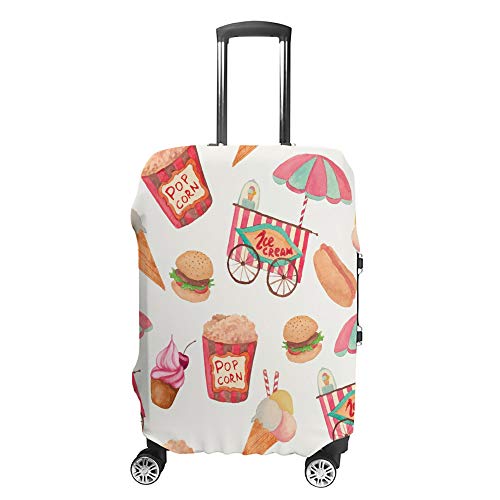 Housse pour bagages de voyage anti-rayures lavable et anti-poussière