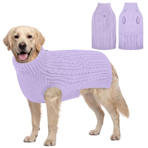 Image of AOFITEE XL Dog Sweater, Extra Large Dog Sweater Girl Boy