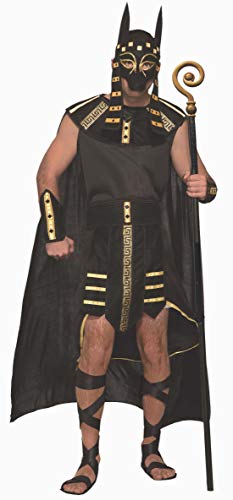 Forum Men's Anubis Mythical Creature Costume Adult Costume, black/Gold, Standard