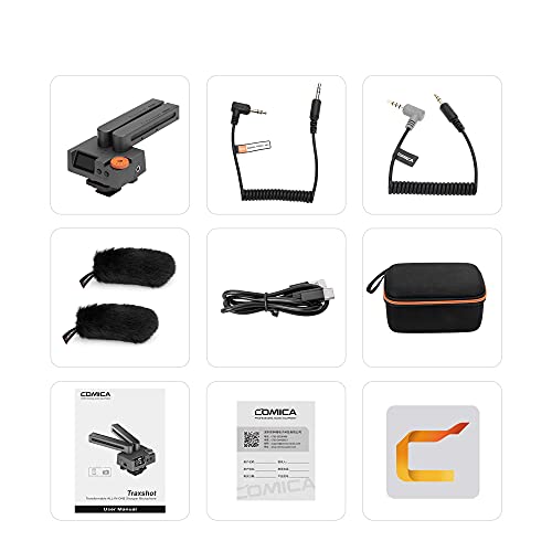 Comica Traxshot Super Cardioid Microphone Transformable All-In-One Shotgun Microphones For Smartphone, Dslr Camera #TOP4