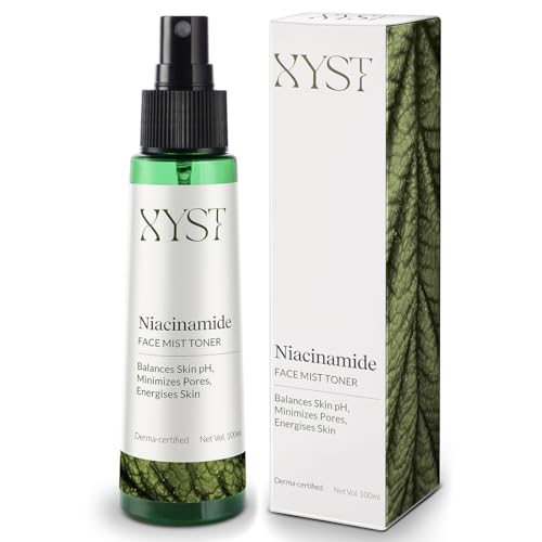 Xyst Rose Hydrosol, Niacinamide Refreshing Face Mist for oily skin| Alcohol-Free Mist & toner for open pores Tightening for Glowing Skin|Alcohol-free Mist for Men & Women | Derma-certified |100% Vegan | 72 Hour Hydration | All Skin Types | 100 ml Xyst Rose Hydrosol, Niacinamide Refreshing Face Mist for oily skin| Alcohol-Free Mist & toner for open pores Tightening for Glowing Skin|Alcohol-free Mist for Men & Women | Derma-certified |100% Vegan | 72 Hour Hydration | All Skin Types | 100 ml