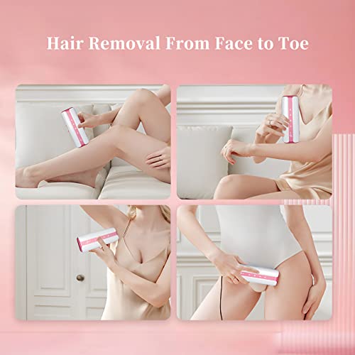 Ipl Long-Lasting Hair Removal For Women And Men,Unlimited Flashes Hair Removal Device With Sapphire Ice-Cooling Technology For Painless Result, Home Use Safe For Whole Body & Face, Fda Cleared #TOP3