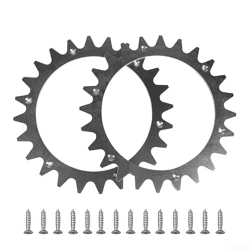 Oniissy Kit de rueda de tracción antideslizante, ruedas de repuesto para cortacésped robótico, compatible con modelos S/M con ruedas de agarre mejorado con tornillos de instalación