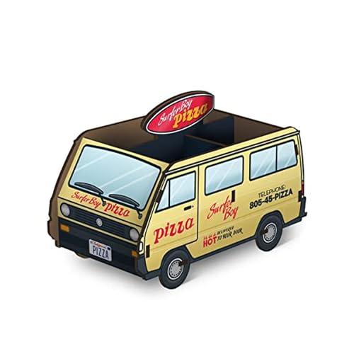 Genuine Fred - Stranger Things, Surfer Boy Pizza, organizador de escritorio, multicolor