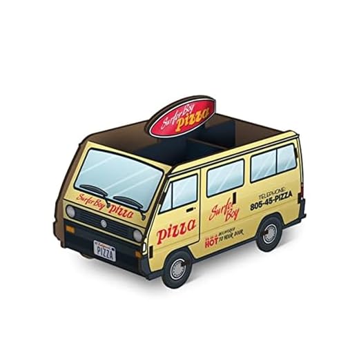 Genuine Fred - Stranger Things, Surfer Boy Pizza, organizador de escritorio, multicolor