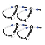 Gatuida 4pezzi Contatore Punteggio Golf Catena Perline Conta-Colpi Portatile per Tracciare Colpi da Golf Ausilio Allenamento