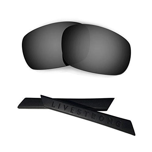 Verres Polarisés Noirs Oakley Racing Jacket Haute Résistance Kit
