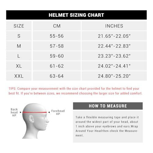 TRIANGLE Motorcycle Helmets Full Face Open face Helmet 3/4 for Men Dual Visor with Internal Tinted Sunshield DOT Approved - Thumbnail 6