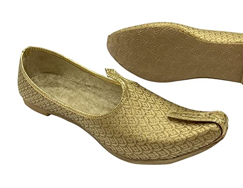 Men's Cream Wedding Shoes Sherwani Punjabi Jutti Traditional Ethnic Flats Mojari Khussa Juti4