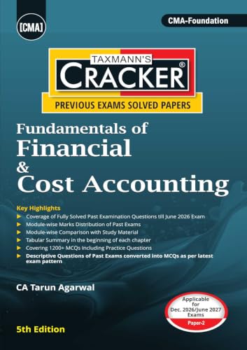 Image of Taxmann's CRACKER COMBO for CMA Foundation | Dec. 2026 /June 2027 Exams - Papers 1 to 4 | CRACKER Series | FBLC /Law, FFCA /Accounting, FBMS /Maths, and FBEM /Economics | June 2026 Edition | Set of 4 Books
