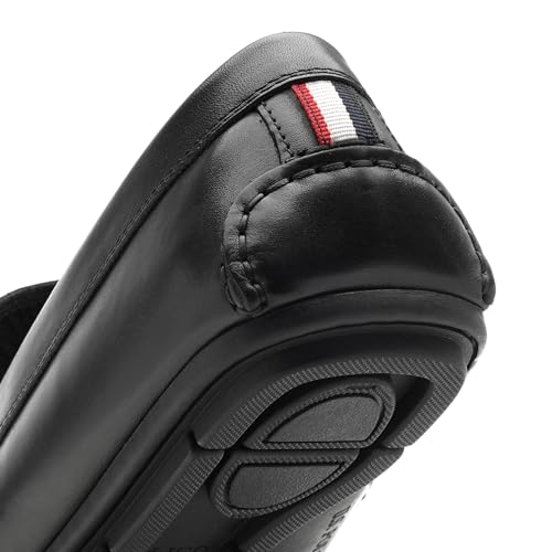 Image of U.S. Polo Assn. DOREH Men Black Driving Shoe-(UK8)(US9)(2FD24399Z01)