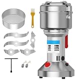 Elektrische Getreidemühle 550g – 900W Hochleistungsmotor, 30-300 Mesh Feinheit, 3-stufiges Messersystem, für Gewürze, Kräuter, Nüsse und Getreide, mit Überlastschutz