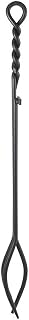 Minuteman International Rope Handle Single Tool, Fireplace Tongs, Standard 28-in, Black