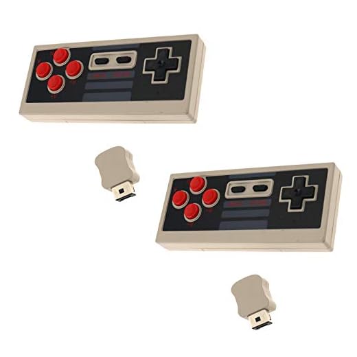 Trådlöst spelhandtag gamepad kompatibelt med Mini NES