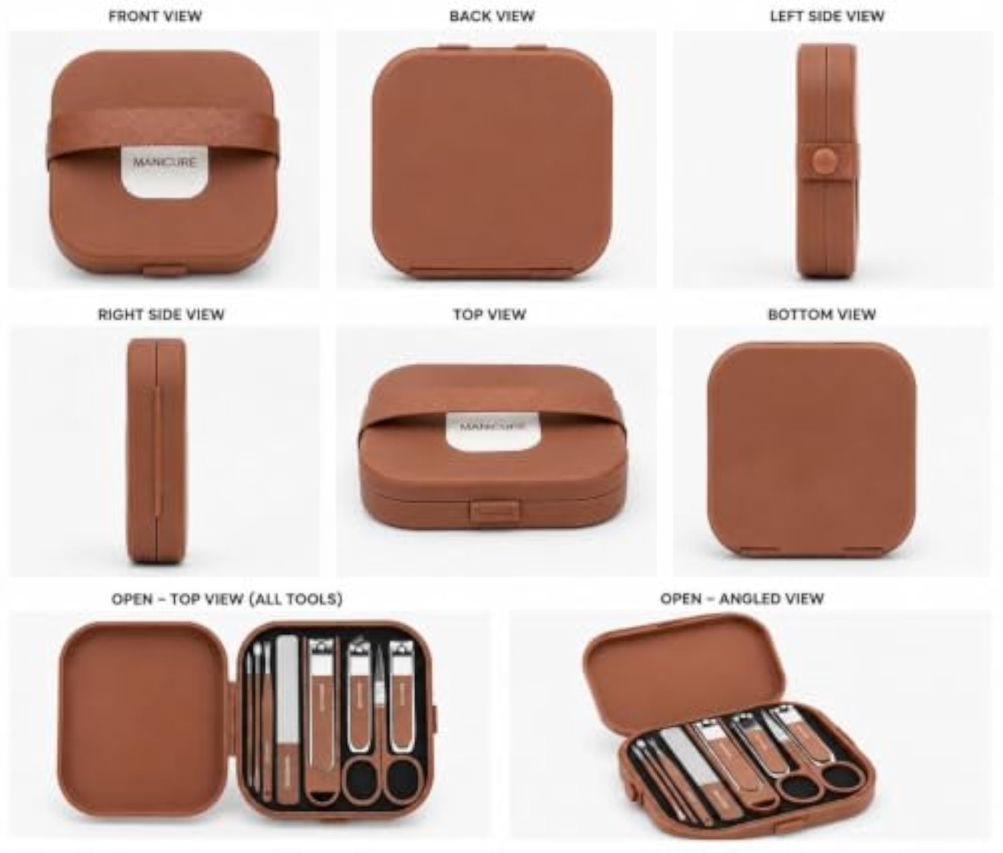 8 in 1 Nail Clipper Set, Professional Grooming Kit