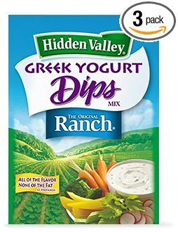 Hidden Valley Greek Yogurt Dips Mix (Pack of 3)