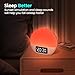 Geuuap Sunrise Alarm Clock White Noise Sound Machine with 25 Soothing Sounds, 17 Night Lights, Bluetooth Speaker Wake Up Light Alarm Clock for Bedrooms, Heavy Sleepers, Baby, Kids