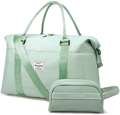 LOVEVOOK Weekender Bag for Women Cute Travel Tote Bag Gym Duffel Bag with Toiletry Bag Carry On Bag Overnight Bag with Wet Pocket Hospital Bag for Labor and Delivery