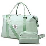 LOVEVOOK Reisetasche Damen Sporttasche Handgepäck Tasche Weekender Bag Schwimmtasche Wasserdicht Travel Bag Duffle Bag Fitnesstasche Trainingstasche Frauen Kliniktasche für Reise Gym Leichte Flugzeug