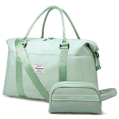 LOVEVOOK Resväska dam sportväska handbagage väska weekender bag simväska vattentät resväska duffle bag fitnessväska kvinnor...