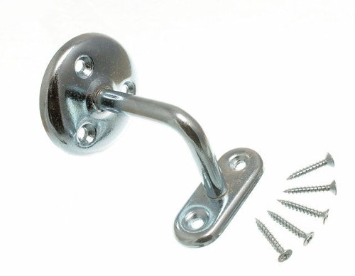Supports de rail d'escalier en acier BZP 63 mm haute résistance