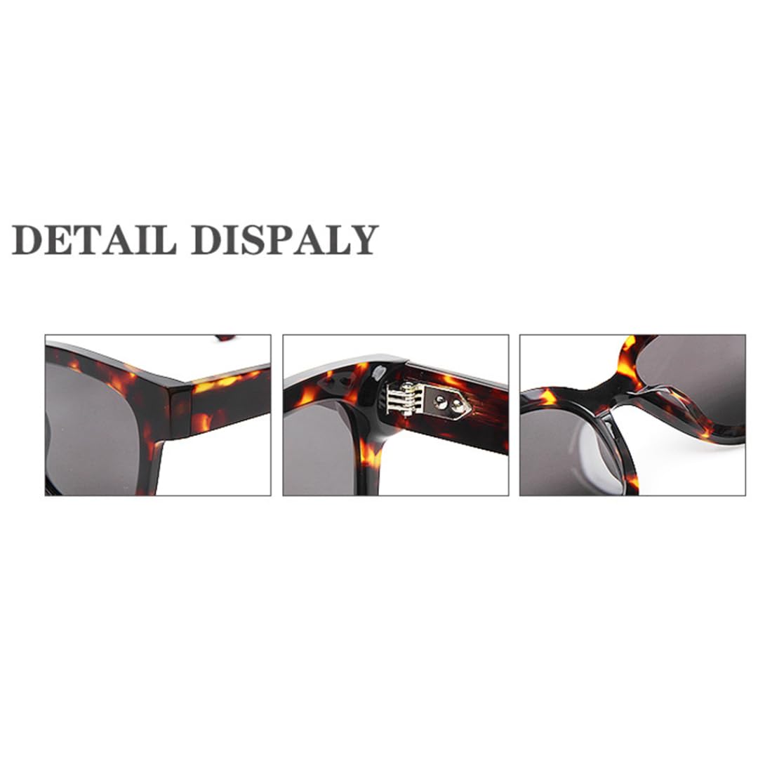 Lunettes de soleil polarisées rétro à grande monture, acétate, pour hommes et femmes, protection UV400