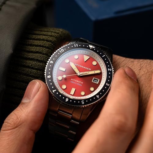 Spinnaker Relógio masculino Croft Pioneer automático de 42 mm com
