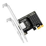 Interface PCIe 2.0 x1 Hipzeepo Port LAN RJ45, Carte Réseau PCIE X1 2.5Gb pour PC de Bureau, Interface Gigabit 2500/1000/100Mbps.